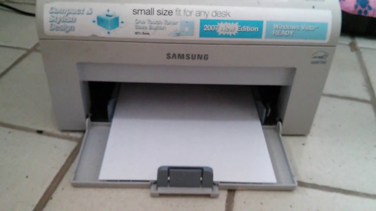 samsung ml 2010 printer unboxing